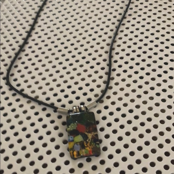 Murano inspired multi color pendant - Picture 4 of 4